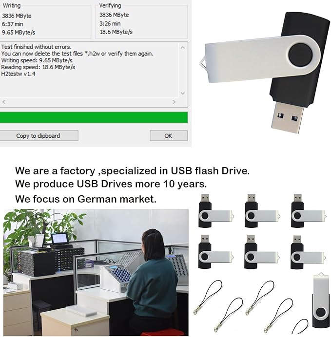 lcwamy 4GB Flash Drives 50 Pack USB Drives Bulk USB Flash Drive 50 Pack Flash - Image 3