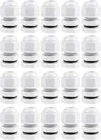 XHF 20 Pcs 1/4 Inch IP68 Strain Relief Nylon Cord Grip NPT Cable Glands by XHF
