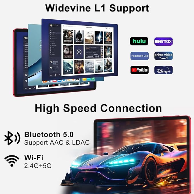 Android 14 Tablet 11 Inch Tablets, 24GB RAM 256GB ROM, Octa-Core Tablets - Image 5