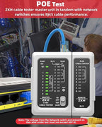 ZKH RJ45 Network Cable Tester, LAN & TEL Continuity Tester, Ethernet Cable - Image 4
