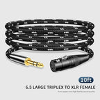 Kumiho XLR Female to 1/4 Inch 6.35mm TRS Stereo Cable Hi-Fi Balanced - Image 2