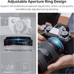 VILTROX EF-FX2 Pro Auto Focus Lens Adapter 0.71x Focal Reducer Speed Booster - Image 5