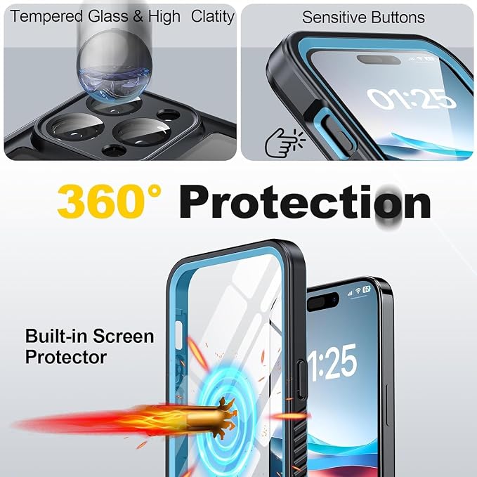 for iPhone 15 Pro Case Waterproof - Image 7