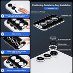 for Samsung Galaxy A16 Camera Lens Protector, Individual Metal Ring Tempered - Image 6