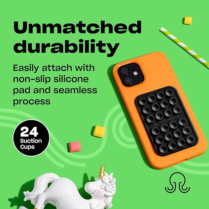 Classic - Silicone Suction Phone Case Adhesive Mount - Hands-Free, Strong Grip - Image 4