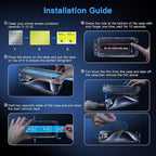 Uyiton Anti-Blue Light for iPhone 14 Plus/iPhone 13 Pro Max Screen Protector - Image 5