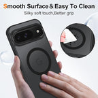 Magnetic for Google Pixel 9/Pixel 9 Pro Case, Shockproof Slim Translucent Matte - Image 5