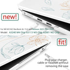 TWOLSKOO Compatible with M4 MacBook Air 13.6 inch Case 2025-2022 Release M4 - Image 2