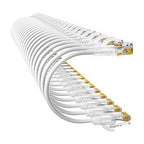 Cat6a Patch Cables 1ft Slim, Cat6 Ethernet Patch Cable Pure Copper, Flexible by 10Gsupxsel