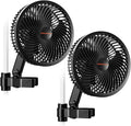 Spider Farmer 2-Pack Grow Tent Clip Fan 6", EC Motor, Custom 10 Dynamic Wind by SpiderFarmer