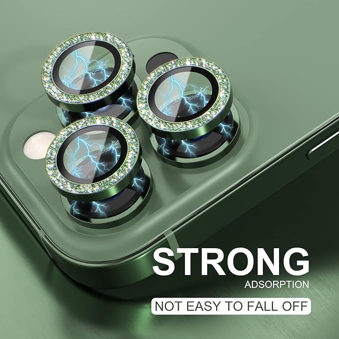 Choiche [3+1 for iPhone 13 Pro/iPhone 13 Pro Max Camera Lens Protector Bling - Image 6