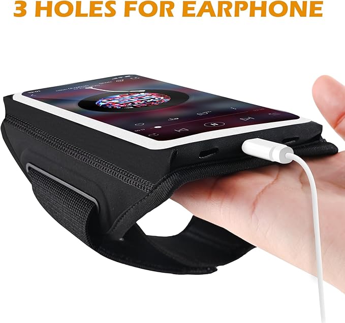 Running Armband with Earphone Bag Cell Phone Armband - Image 6