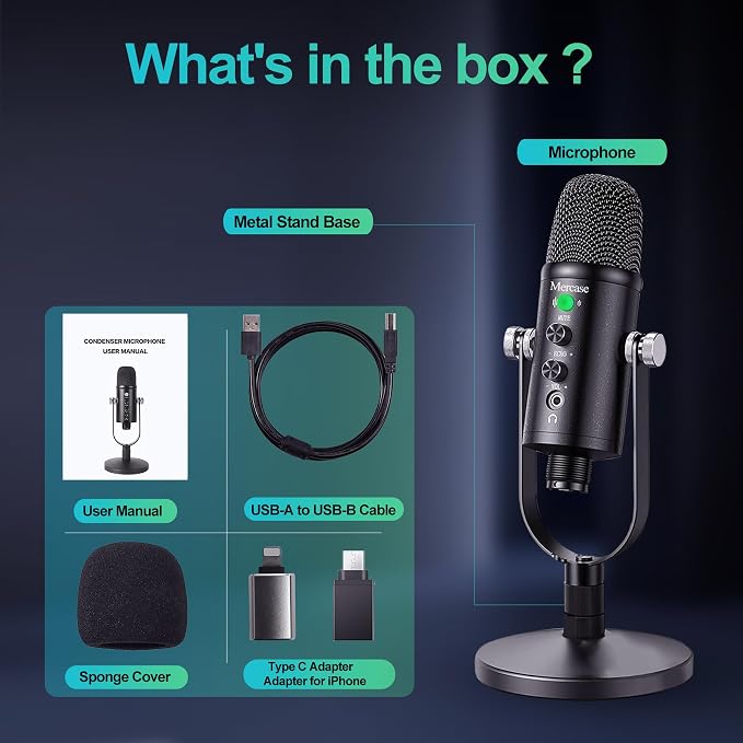 Mercase USB Condenser Microphone - Image 7