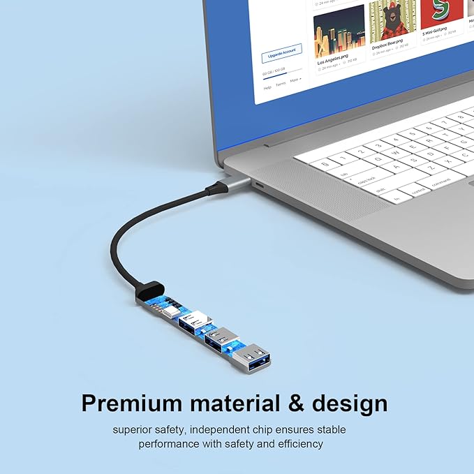 Lightning to USB Hub 4-in-1 USB OTG Hub - Image 5