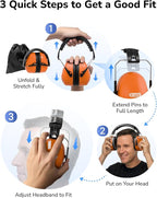 Dr.meter Noise Reduction Ear Muffs, Ear Protection Noise Cancelling Headphones - Image 9