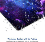 Mouse Pad, Galaxy Mouse Pad, Cute Square Waterproof Mouse Mat Non-Slip Rubber - Image 5