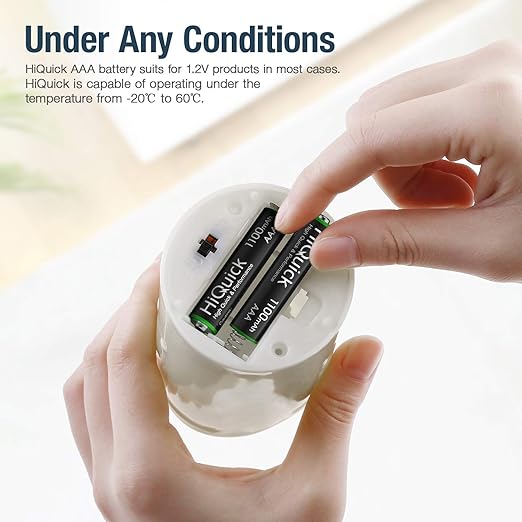 HiQuick 16 Counts Rechargeable Batteries AAA 1100mAh High Capacity Performance - Image 6
