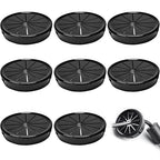 8 Pcs Cable Grommet, Snap Bushing 2-3/16" Mounting Diameter, Flexible by BOPOREAE