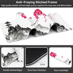 Chinese Ink Painting Desk Mat, Large Abstract Landscape Painting Gaming - Image 3