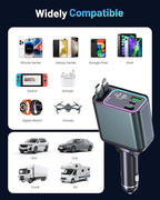 4 in 1 Retractable Car Charger - Image 4