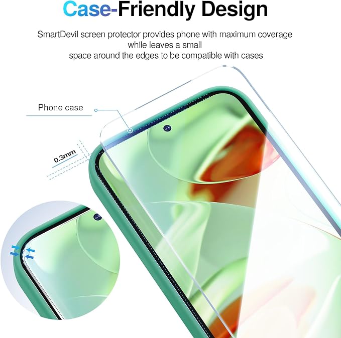SMARTDEVIL [3+1 Pack Screen Protector - Image 6