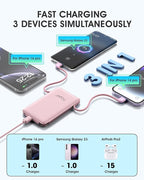 TG90° 2 Pack Portable Charger Power Bank, 5000mAh External Battery Pack - Image 4
