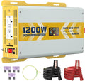 XWJNE 1200W Pure Sine Wave Power Inverter 12V DC to 120V GFCI AC Converter by Highwattpuresinewavepowerinverter