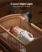 SWEETFULL Baby Stroller Fan - 4000mAh Rechargeable 4-Speed Quiet - Image 6