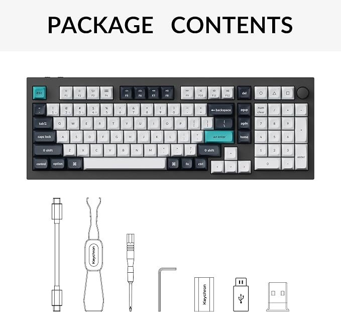 Keychron Q5 Max Wireless Custom Mechanical Keyboard, 2.4 GHz Bluetooth QMK Full - Image 8