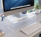 Clear Monitor Stand Riser, Computer Monitor Stand/Acrylic Monitor Riser - Image 7