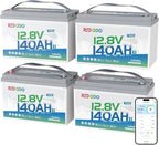 Redodo 12V 140Ah LiFePO4 Battery Group31, 10-Year Lifespan, 150A BMS & by PrimeDayRedodoSaveup55