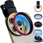52mm Phone CPL Polarizer Lens Filter Kit, iPhone Camera Attachment, Compatible by Yadsux