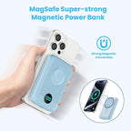 Magnetic Portable Charger 10800mAh, 4-in-1 Wireless Power Bank - Image 4