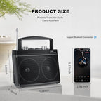 Portable AM FM Radio with Best Reception, Transistor Radio with Bluetooth Plug - Image 5