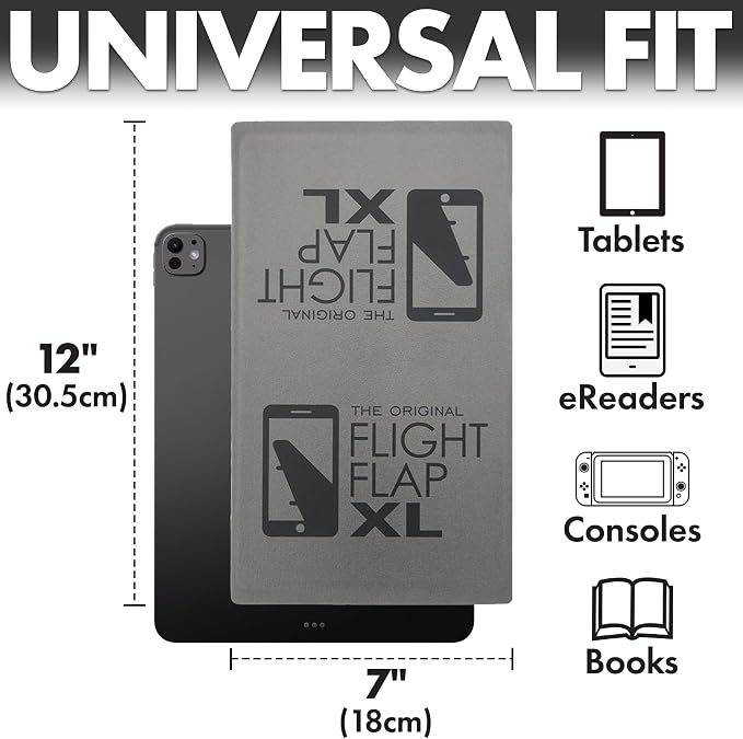 Airplane Tablet Holder, Extra Large 12x7” Flexible Cell Phone and Tablet Holder - Image 5