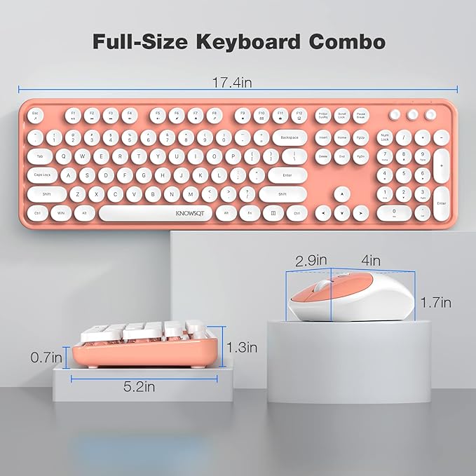 KNOWSQT Wireless Keyboard and Mouse Combo - Image 7