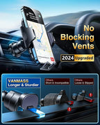 VANMASS Ace Car Phone Holder Mount New Upgraded Handsfree Cell Phone Holder Car - Image 6
