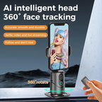 Auto Face Tracking Phone Holder, No App Required, 360° Rotation Phone Camera - Image 6