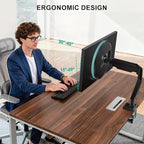 WALI Single Monitor Mount for 13-34 inch Screens, Adjustable Single Monitors Arm - Image 9