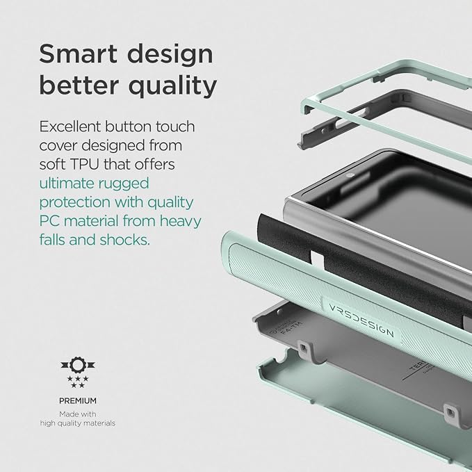 VRS DESIGN Terra Guard Modern for Galaxy Z Fold 4 5G, Premium Modern Neat Style - Image 7
