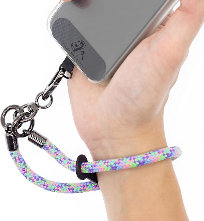 Cell Phone Wrist Strap Phone Lanyard Wrist Phone Wristlet Lanyard Hand Wristlet by LittleFireCraft