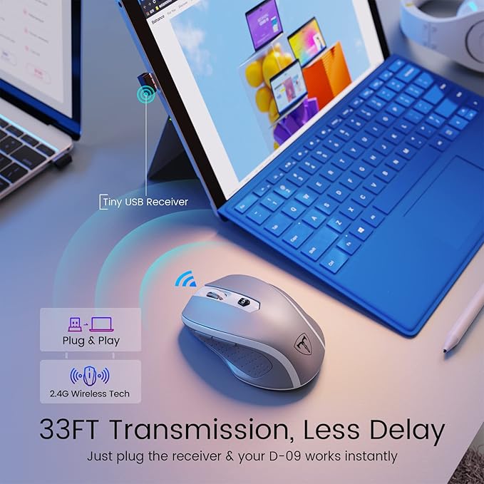 D-09 Wireless Mouse for Laptop - Image 3