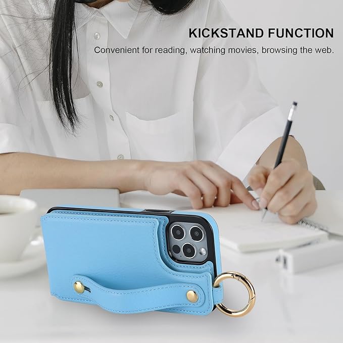 Folosu for iPhone 12/12 Pro Wallet Case - Image 6