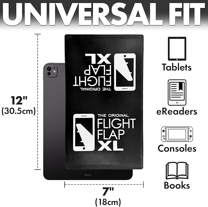 Airplane Tablet Holder, Extra Large 12x7” Flexible Cell Phone and Tablet Holder - Image 6