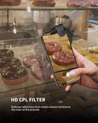 CPL Filter for Phone, 72mm Camera Polarized Lens Polarizing Filter - Image 2