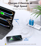 Wall Charger, USB C Charger Block, iPhone 16 15 14 13 Pro Max Airpod, Samsung - Image 7