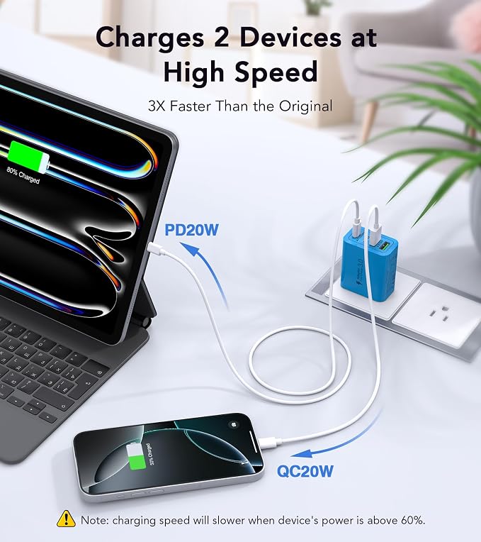 Wall Charger, USB C Charger Block, iPhone 16 15 14 13 Pro Max Airpod, Samsung - Image 7