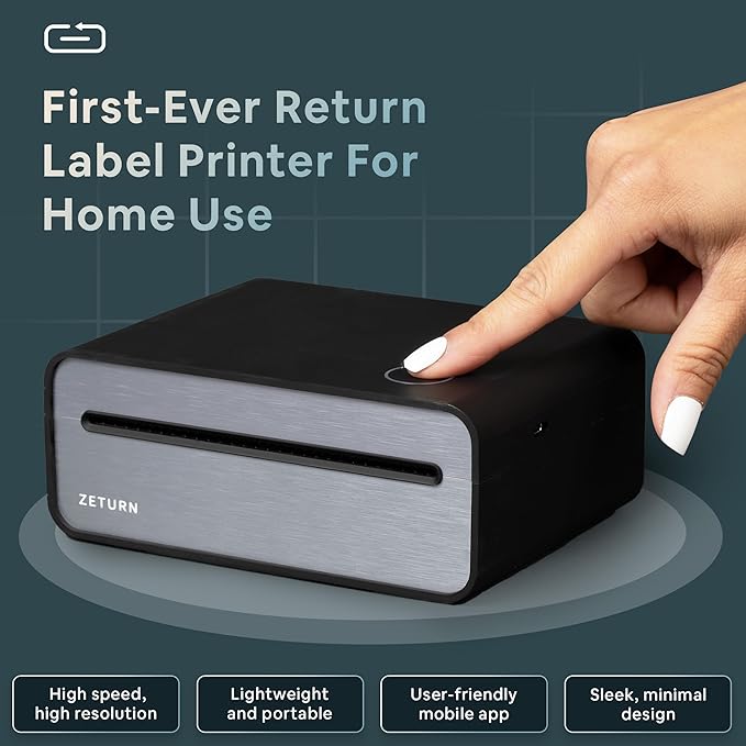 Wireless Return Label Printer – Compact, Battery-Powered & Easy-to-Use Package - Image 3
