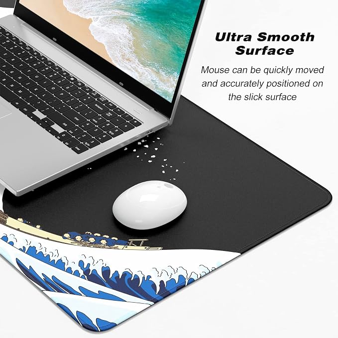 Extended Gaming Mouse Pad, XXL Large Desk Pad 30 x 14 Inch, Big Computer - Image 3