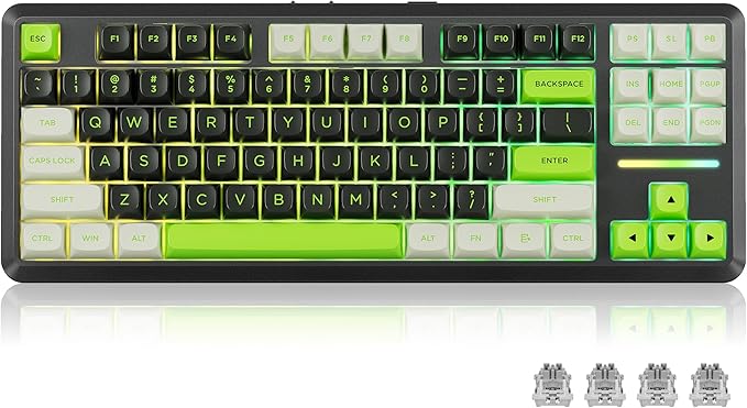 Redragon K734B Wireless Mechanical Keyboard, 3-Modes Bluetooth Gasket Hot by REDRAGON